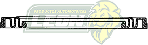CUBREPOLVO P/PISTON DODGE 1500 SERIES 05-06 ØE: 2.580”, ØI:1.660”