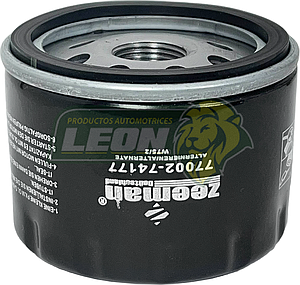 FILTRO ACEITE NISSAN PLATINA 02-10, APRIO 08-10, RENAULT CLIO 01-16, CAPTUR 2018, DUSTER 12-18, KANGOO 07-17, LOGAN 15-18, MEGANE 01-10, SANDERO 10-16, SCENIC 01-08, STEPWAY 11-18, TRAFIC 07-09, FIAT PANDA 07-11 (GP-291, OF-4177) ROSCA 20X1.5 mm = (OF-5860, 15208-00QAA)