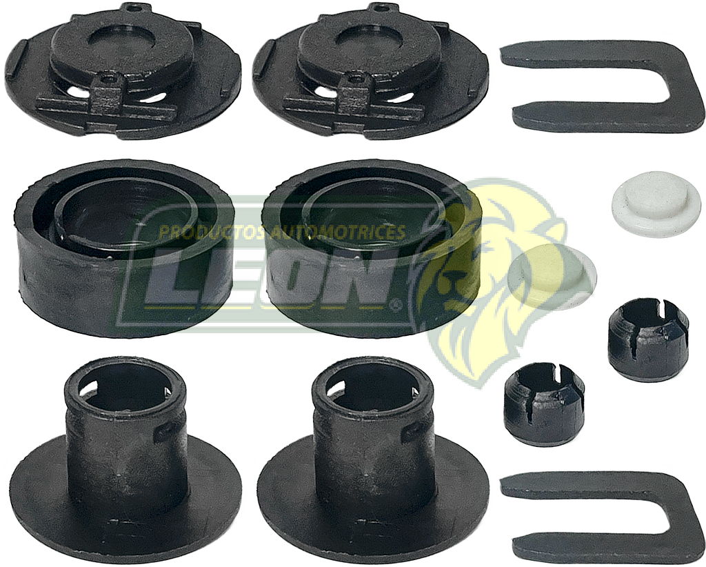 REPUESTO BUJES CHICOTE VELOCIDADES G.M. SPARK CLASIC 1.2L, BEAT 18-21, AVEO (JGO. c/12 pzas.) T/O