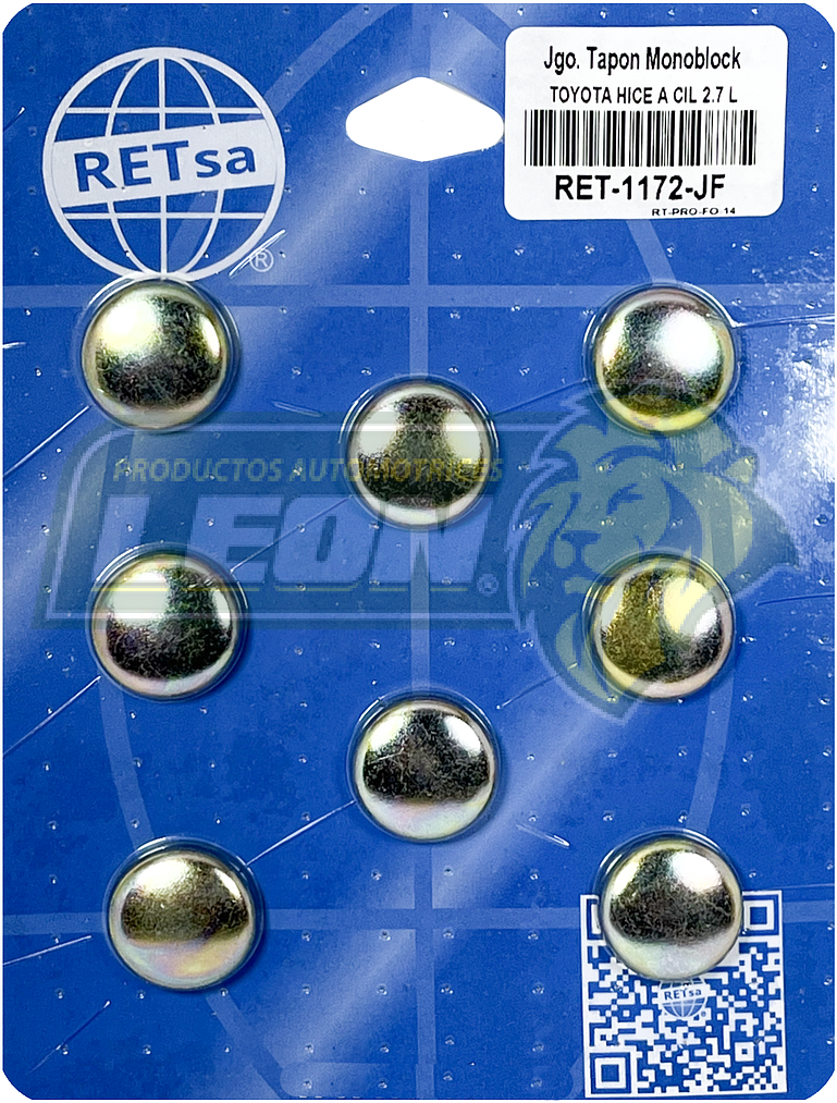 JUEGO SELLO MONOBLOCK TOYOTA HIACE 4C. 2.7L FIERRO