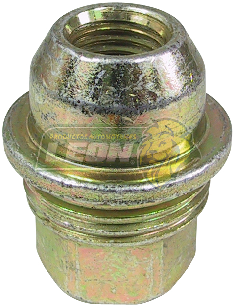 TUERCA CONICA PASADA G.M. CUTLASS, CAVALIER 92-02 12x1.50 mm LL.3/4 C/ROSCA EXT. 22 mm. ROND. INT. (03-081)