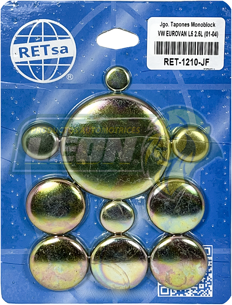 JUEGO SELLO MONOBLOCK VW EUROVAN L5 2.5L 01-04 FIERRO