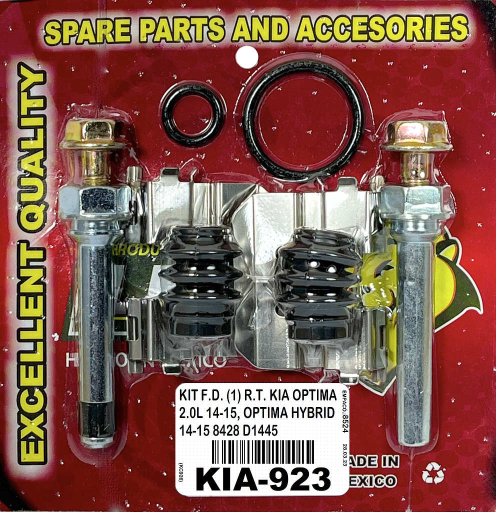 KIT F.D. (1) R.T. KIA OPTIMA 2.0L 14-15, OPTIMA HYBRID 14-15 8428 D1445 KC923