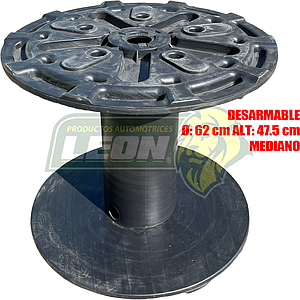 CARRETE PLASTICO P/MANGUERA Ø: 62 cm ALT: 47.5 cm MEDIANO (RECICLADO)
