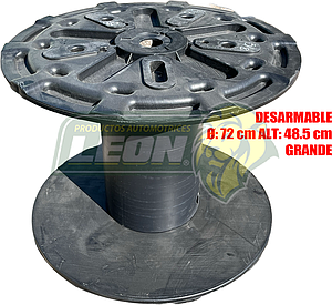 CARRETE PLASTICO P/MANGUERA Ø: 72 cm ALT: 48.5 cm GRANDE (RECICLADO)
