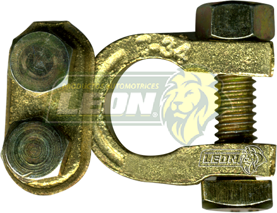 TERMINAL BATERIA PLACA CHICA DE BRONCE