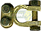 TERMINAL BATERIA PLACA CHICA DE BRONCE