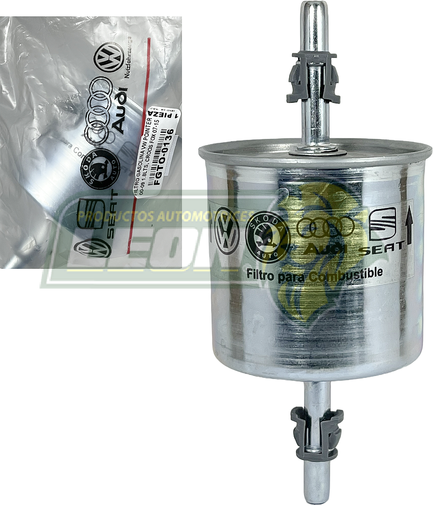 FILTRO GASOLINA VW POINTER 00-09 1.8LTS, CROOS FOX 07-15 