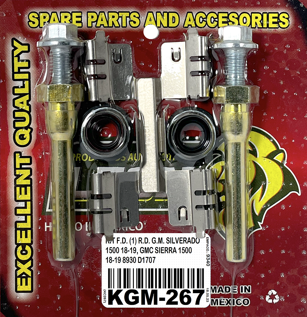 KIT F.D. (1) R.D. G.M. SILVERADO 1500 18-19, GMC SIERRA 1500 18-19 8930 D1707 KC267