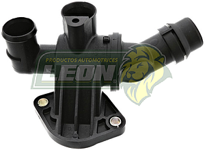 TOMA AGUA VW BORA, PASSAT 06-11, AUDI A3 L4 2.0L 04-12, TT 07-14 2.0L TURBO 87° (INCLUYE TERMOSTATO) QUEZADA