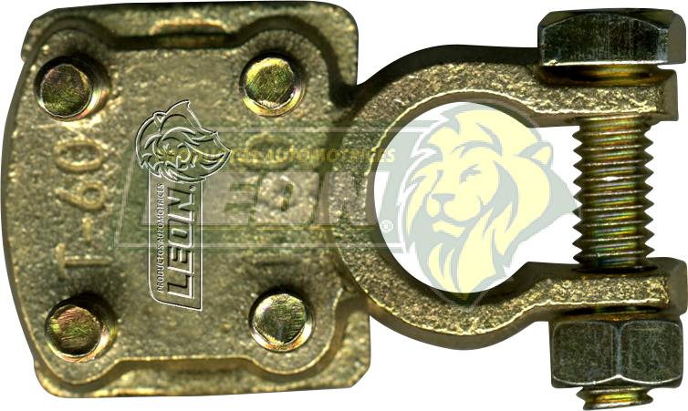 TERMINAL BATERIA PLACA UNIVERSAL DE CUATRO TORNILLOS (T-60)