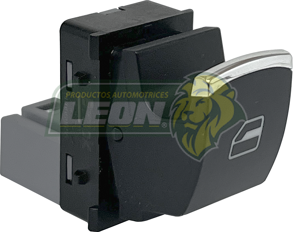 INTERRUPTOR ó SWITCH “LEVANTAVIDRIOS” VW JETTA A4 2.5L 11-18, VENTO 1.6L 14-19, BORA 2.5FSI 05-10, POLO 1.6L 13-19, PASSAT B6 2.0T 05-11, TIGUAN 2.0TSI 08-17, AMAROK 2.0TSI 10-20 3T. (FILO CROMADO)
