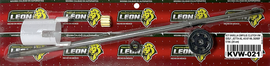 KIT VARILLA EMPUJE CLUTCH VW GOLF, JETTA A2, A3 87-99, DERBY 5 Vel. (34 cm)