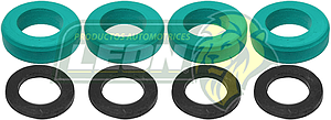 LIGAS INYECTORES NISSAN NP300, ESTAQUITAS, PK-UP D21, D22, FRONTIER 2.4L 94-15 (KIT c/8 pzas.)