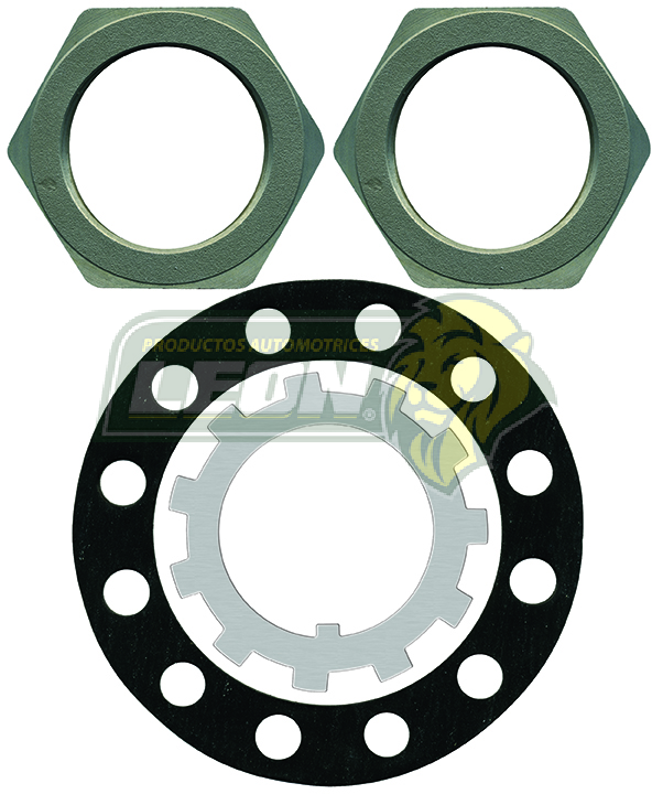 KIT TUERCA (1) R.T. DINA 500, DODGE D-600 (12 BIRLOS) (2” 5/8-12H, LL. 3” 1/2, ALT. 1/2)