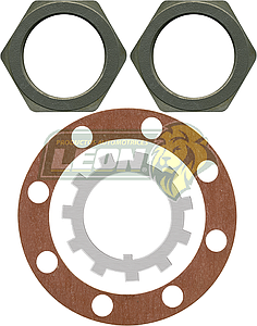 KIT TUERCA (1) R.T. DODGE D-600 CAMION (8 BIRLOS) (4 pzas.)
