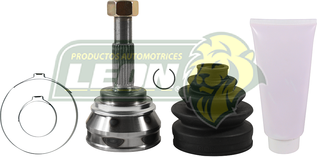 ESPIGA HOMOCINETICA NISSAN TSURU III 01-05, SENTRA B14 96-00 (ASTRIADO FINO) EXT.25 INT.32 mm SIN ABS “KIT” 326905 D77