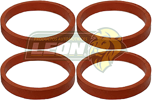 LIGAS o JUNTAS  MULTIPLE ADMISION VW POLO, LUPO, SPORTVAN 1.6L 8V, CROSSFOX 03-08 (JLW-040) (JGO. c/4 pzas.)