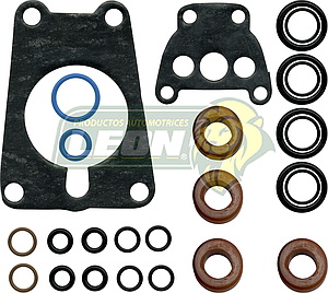 JUNTA CUERPO DE ACELERACION NISSAN 1.6L 16V. TSURU III 94-16, 1.6, 1.8, 2.0L 16V. SENTRA, TSUBAME 93-02 (KMPFI-709-C) (JGO. c/26 pzas.)