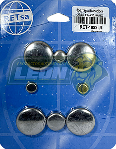JUEGO SELLO MONOBLOCK VW CARIBE Y ATLANTIC M.1600, 1800 (ACERO INOXIDABLE)