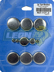 JUEGO SELLO MONOBLOCK G.M. CHEVY NAC. M.1.4, 1.6L (ACERO INOXIDABLE)