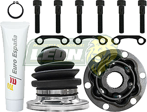 JUNTA HOMOCINETICA VW EUROVAN T5 05-20 2.0TDI ØI:28 mm “KIT MACHETA ABRAZADERA GRASA” INTERIOR DERECHA IZQUIERDA