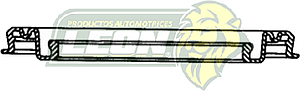 CUBREPOLVO P/PISTON TOYOTA TUNDRA 07-21, LAND CRUISER 08-21, LEXUS LX 570 08-21 ØE: 2.380”, ØI: 1.550”, TIPO: