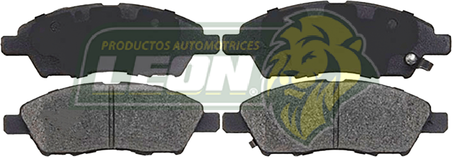 BALATA F.D. R.D. NISSAN VERSA 11-19 1.6L, MARCH 1.6L 11-19 (13.8 mm DELANTERA CERAMICA) BRUCK