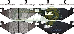 BALATA F.D. VW JETTA A2 1.8L 88-92, GOLF A2 1.8L 88-92, ATLANTIC 1.8L 81-87, CARIBE 1.8L 77-87 (15.3 mm,) (SEMIMETALICA) R.D. (INCLUYE 4 SEGUROS)