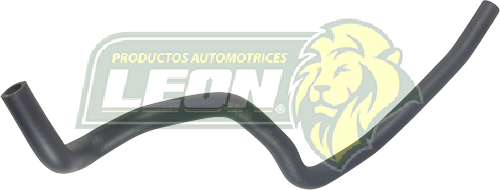 MANGUERA REFRIGERACION A PIPETA SUPERIOR DEL DEPOSITO NISSAN PLATINA 1.6L 01-09, RENAULT CLIO 1.6L 02-10,  KANGOO 1.6L 04-15 (7700847058, 8200298347, 8200024006) ALTO: 20 cm, LARGO:  36 cm, ØI: 10 mm, ØE:10 mm