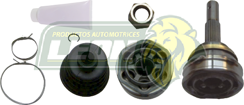 ESPIGA HOMOCINETICA NISSAN TSURU III 01-05, SENTRA B14 96-00 (ASTRIADO FINO) EXT.25 INT.32 mm SIN ABS “KIT” 326905 EURO ESPAÑA