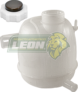 DEPOSITO ANTICONGELANTE NISSAN APRIO 1.6L 08-10, PLATINA 1.6L 01-10, RENAULT CLIO 1.6L 02-10, CLIO 2.0L 02-08, DUSTER 2.0L 13-17, KANGOO 1.6L 04-15, SANDERO 1.6L 10-15, STEPWAY 1.6L 10-15 (DAKG000QAA, 2170000QA, 700065) “CON TAPON” QUEZADA