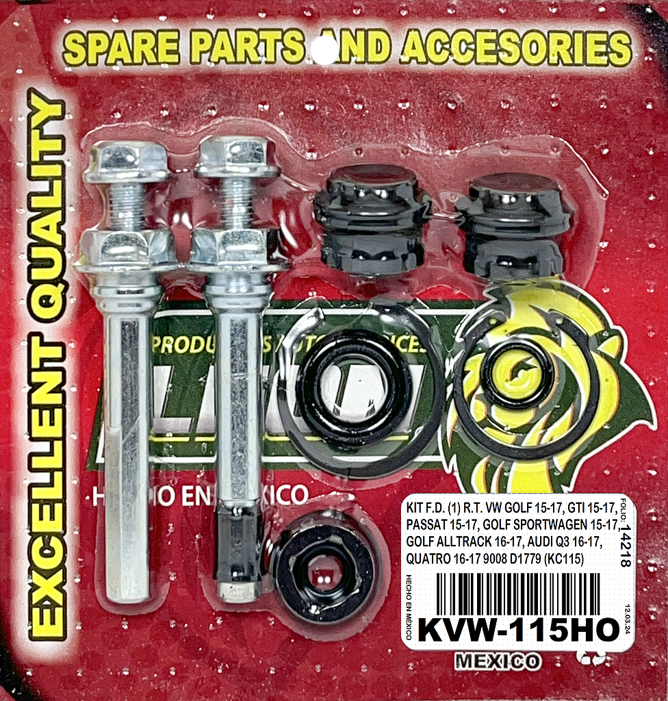 KIT F.D. (1) R.T. VW GOLF 15-17, GTI 15-17, PASSAT 15-17, GOLF SPORTWAGEN 15-17, GOLF ALLTRACK 16-17, AUDI Q3 16-17, QUATRO 16-17 9008 D1779 (KC115)