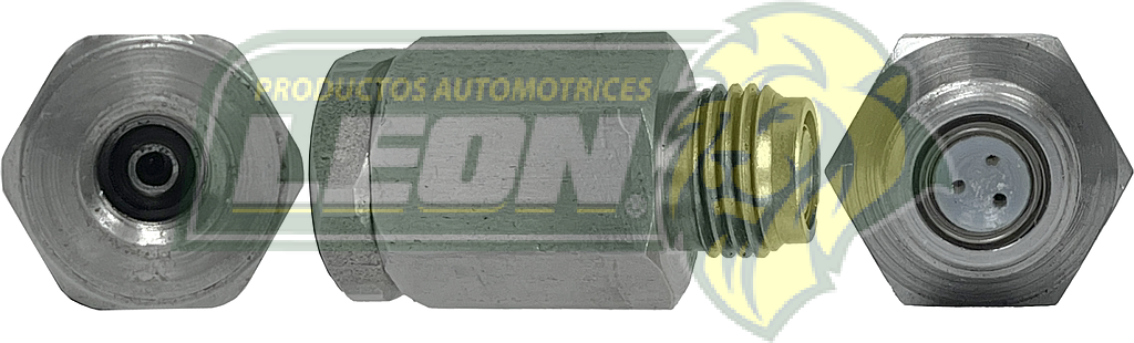 VALVULA REPARTIDORA DE PRESION LIQUIDO DE FRENOS RESIDUAL G.M. AVEO 1.6L 07-18, AVEO 1.5L 18-22, CAVALIER 1.5L 18-22, BEAT, SPARK 18-24 Ø EXT: 16x1.5 mm, Ø INT 10x1.0 mm