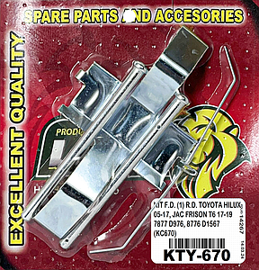 KIT F.D. (1) R.D. TOYOTA HILUX 05-17, JAC FRISON T6 17-19 7877 D976, 8776 D1567 (KC670)