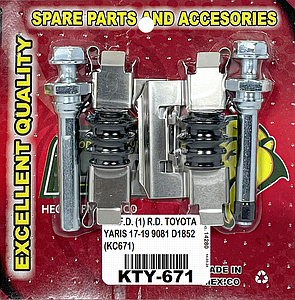 KIT F.D. (1) R.D. TOYOTA YARIS 17-19 9081 D1852 (KC671)