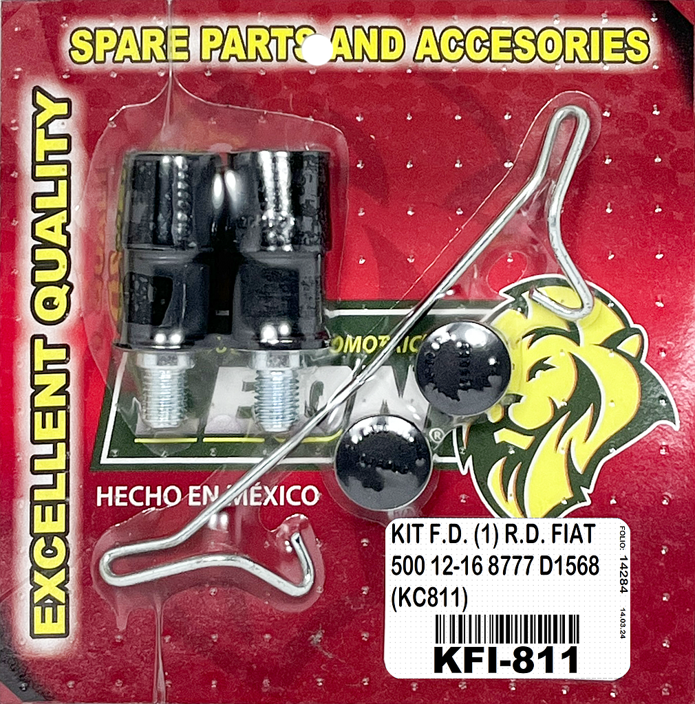 KIT F.D. (1) R.D. FIAT 500 12-16 8777 D1568 (KC811)