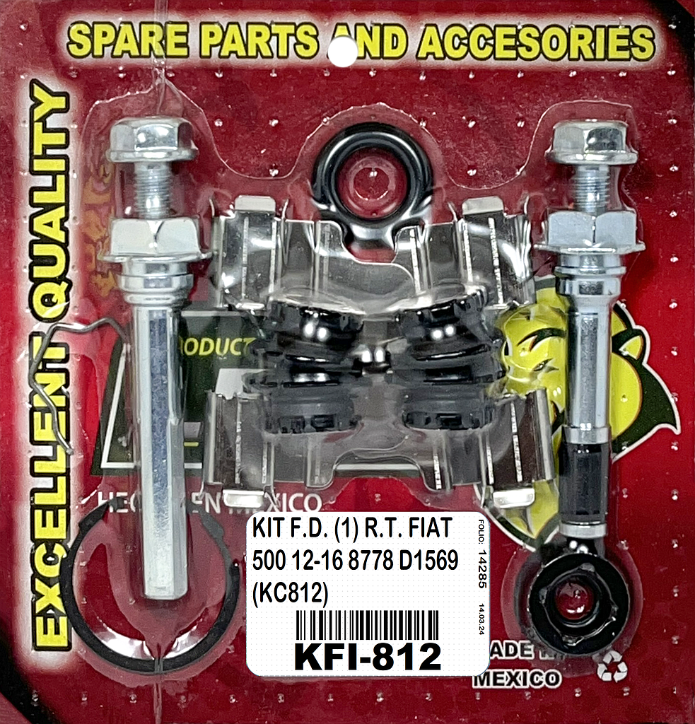 KIT F.D. (1) R.T. FIAT 500 12-16 8778 D1569 (KC812)