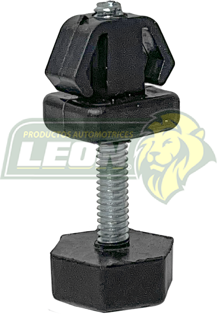 TORNILLO NIVELADOR DE COFRE 1/4 X 2 PUL. EXAGONAL CON GRAPA