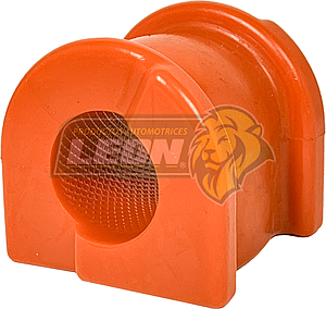 GOMA BARRA ESTABILIZADORA HONDA ACCORD 08-12 (1409048, 5039023, 61-667, 51306-504-N01, BAACCDEL08) ØI: 25.56 mm, H: 42.37 mm, L: 41.87 mm, AN: 53 mm DELANTERA NARANJA