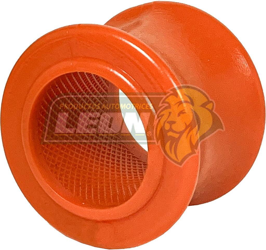 GOMA BARRA ESTABILIZADORA DODGE DAKOTA 4x4 00-04, DURANGO 00-04 (6305, 1406061, 3039072, 30-137, BADAKOTA04) ØI: 34.09 mm, H: 55.17 mm, L: 55.17 mm, AN: 43.8 mm DELANTERA NARANJA