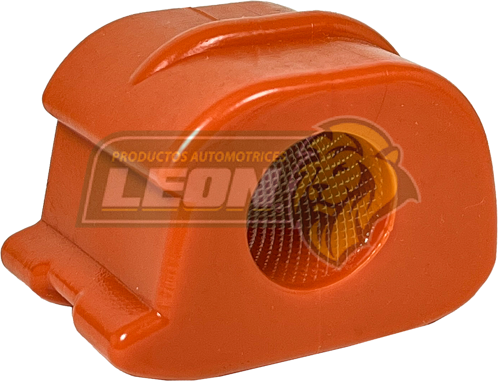 GOMA BARRA ESTABILIZADORA DODGE CARAVAN 90-95, LEBARON 84-95, DART K 84-88, GRAND CARAVAN 84-90, MAGNUM 84-88, CHRYSLER NEW YORKER 84-95, PHANTOM 89-95, SHADOW 89-95, SPIRIT 89-95, PLYMOUTH GRAND VOYAGER 84-90, SUNDANCE 89-95, VOYAGER 84-90 (0661, K-7138, 3039006, 30-168, BACARAV95) DELANTERA ØI: 25.58 mm, H: 47.07 mm, L: 66.63 mm, AN: 43.65 mm NARANJA
