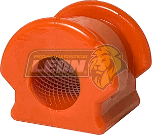 GOMA BARRA ESTABILIZADORA VW SAVEIRO 10-23, VENTO 14-22, LUPO 04-10, POLO 03-06, SPORT VAN 11-14, GOL 09-20, CROSS FOX 11-17, SEAT CORDOBA 03-09, IBIZA 03-17 (9339020, 40-211, 1426017, BASAVE20MM) ØI: 17.16 mm, H: 30.40 mm, L: 33.13 mm, AN: 34.78 mm DELANTERA NARANJA