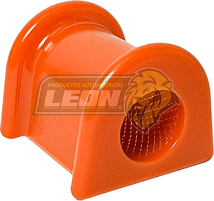 GOMA BARRA ESTABILIZADORA DODGE STRATUS 01-05, CHRYSLER SEBRING 01-05, MITSUBISHI ECLIPSE 01-05, GALANT 00-03 (30-853, BASTRATR05) ØI: 18.69 mm, H: 29.28 mm, L: 30.00 mm, AN: 41.36 mm TRASERA NARANJA