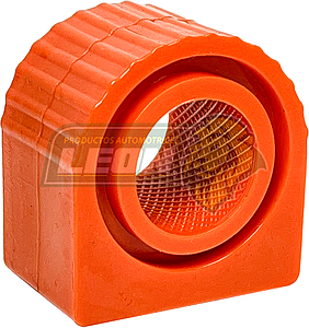 GOMA BARRA ESTABILIZADORA VW BORA (BABOR24MM) ØI: 23.67 mm, H: 47.29 mm, L: 44.39 mm, AN: 30.10 mm DELANTERA NARANJA