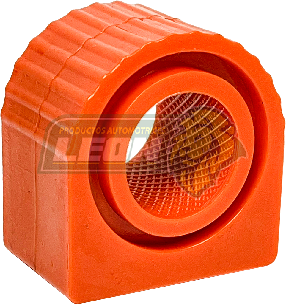 GOMA BARRA ESTABILIZADORA VW BORA (BABOR24MM) ØI: 23.67 mm, H: 47.29 mm, L: 44.39 mm, AN: 30.10 mm DELANTERA NARANJA