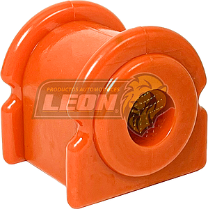 GOMA BARRA ESTABILIZADORA DODGE CALIBER 07-12, JEEP PATRIOT 07-17, COMPASS 07-17 (6861, 1406100, 3039093, 30-150, BACALT15MM) ØI: 15.00 mm, H: 37.94 mm, L: 34.32 mm, AN: 42.01 mm TRASERA NARANJA
