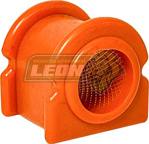 GOMA BARRA ESTABILIZADORA DODGE CALIBER 07-12, JEEP JOURNEY 09-20, COMPASS 07-17, PATRIOT 07-17 (140604, 3039095, 30-155, 5105103AB, BACALT24MM) ØI: 24.67 mm, H: 37.94 mm, L: 34.08 mm, AN: 42.06 mm, TRASERA NARANJA