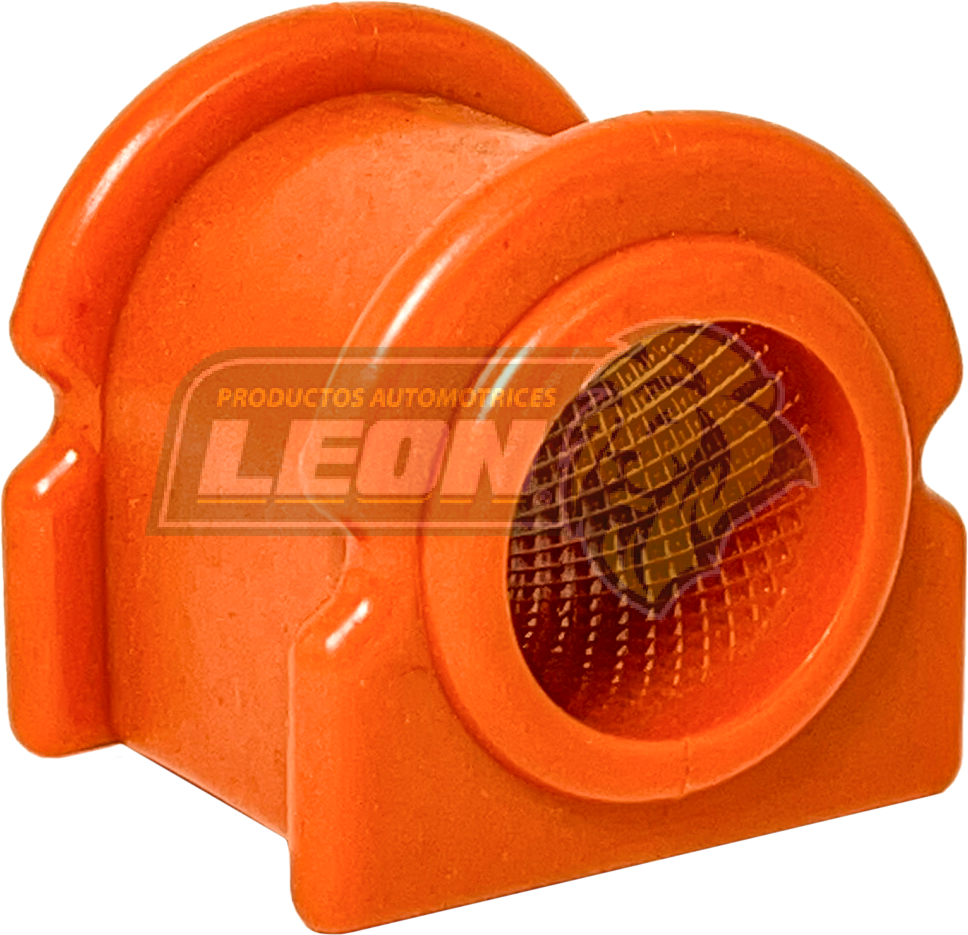 GOMA BARRA ESTABILIZADORA DODGE CALIBER 07-12, JEEP JOURNEY 09-20, COMPASS 07-17, PATRIOT 07-17 (140604, 3039095, 30-155, 5105103AB, BACALT24MM) ØI: 24.67 mm, H: 37.94 mm, L: 34.08 mm, AN: 42.06 mm, TRASERA NARANJA