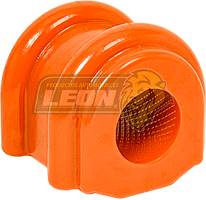 GOMA BARRA ESTABILIZADORA KIA SPORTAGE 05-10, HYUNDAI TUCSON 05-09, SANTA FE 01-06 (61-126, BASPORTAD10) ØI: 21.95 mm, H: 41.60 mm, L: 40.60 mm, AN: 46.63 mm DELANTERA NARANJA